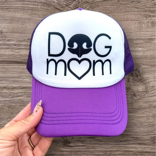 Trucker Hat -  "Dog Mom"