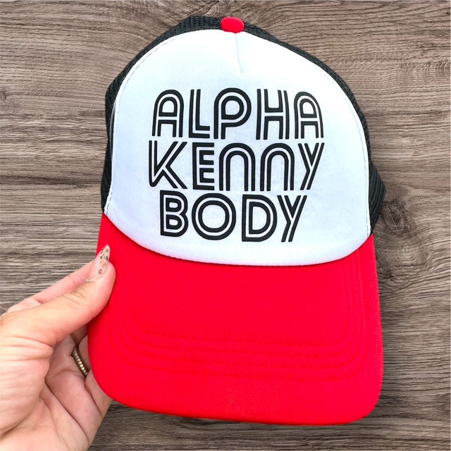 Trucker Hat -  "ALPHA KENNY BODY"