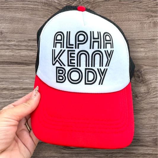 Trucker Hat -  "ALPHA KENNY BODY"